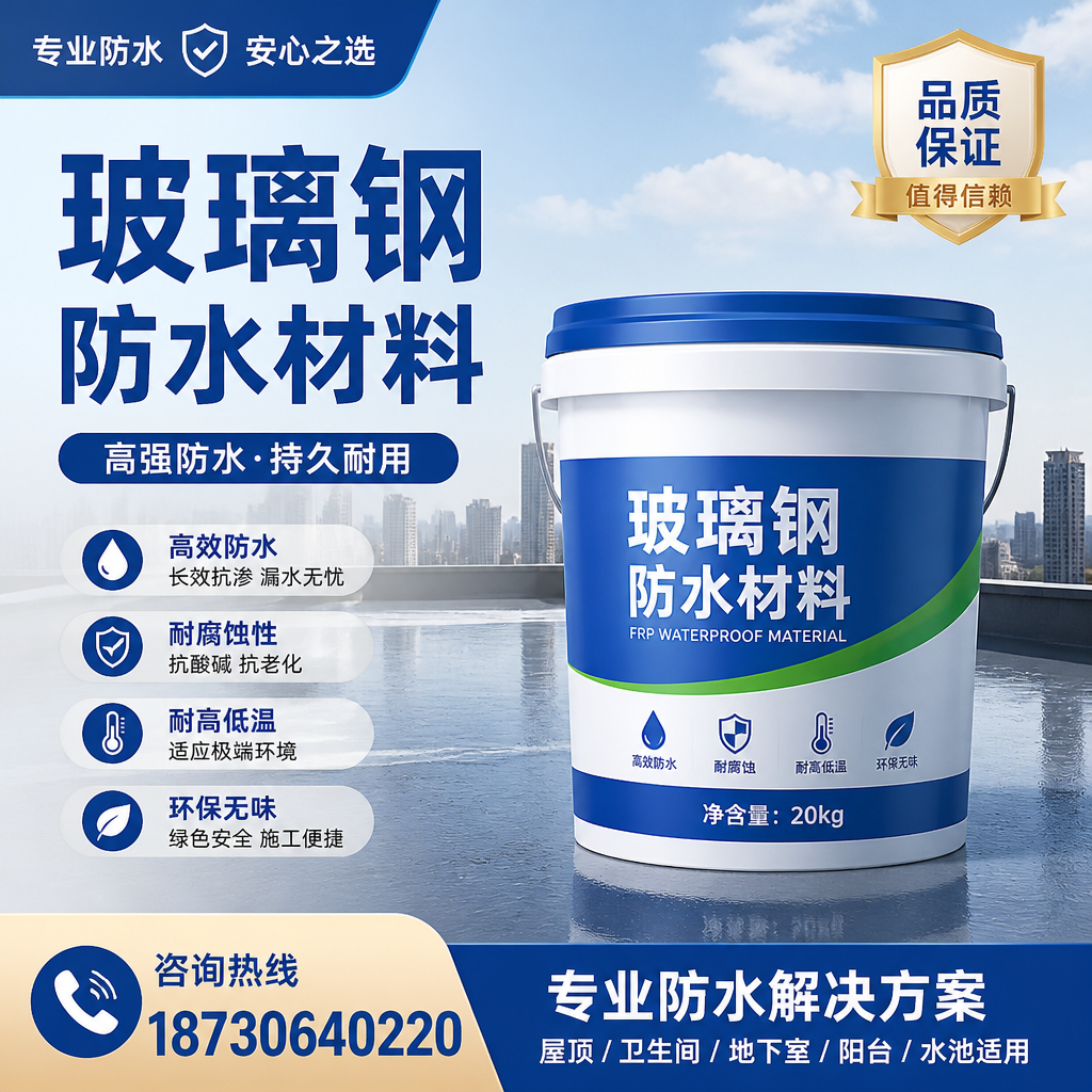了解玻璃钢防水材料的市场趋势,汕头 企业不可不知